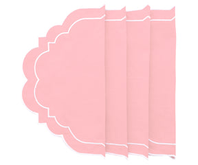 Light Pink Oval Placemats