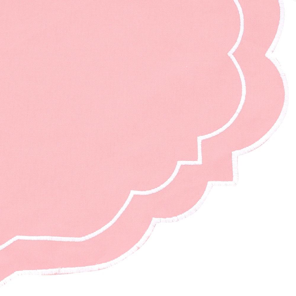 Light Pink Oval Placemats