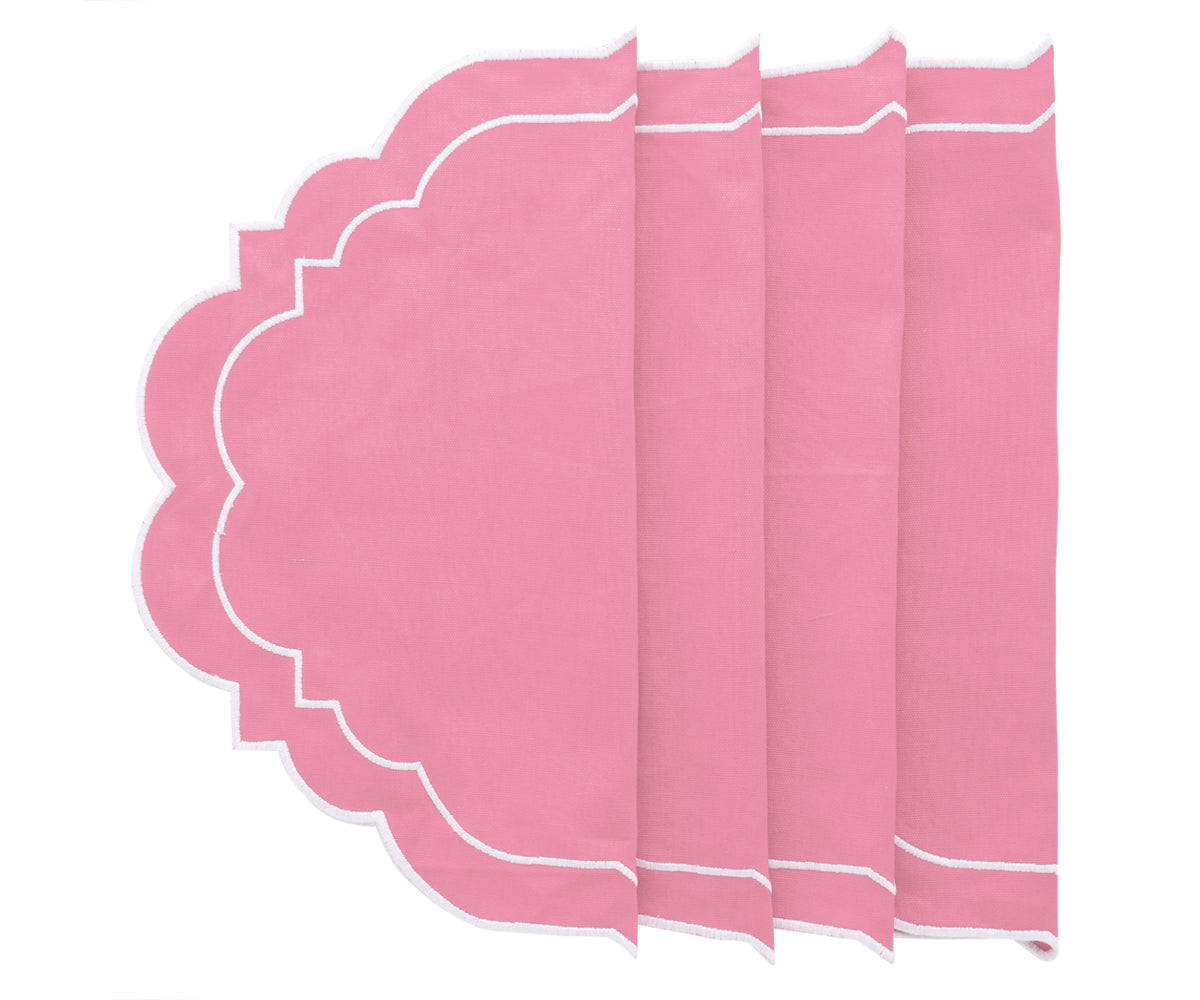 Pink Oval Placemats