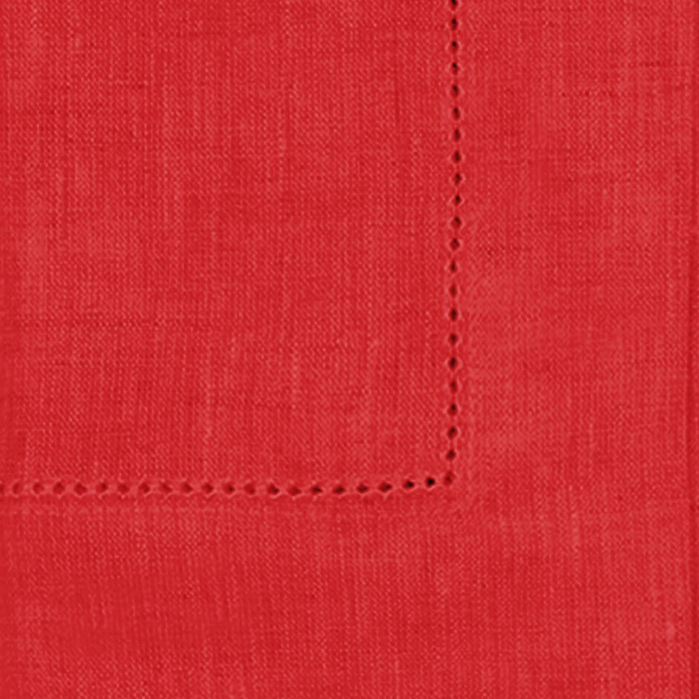 Poppy Red Linen Napkins