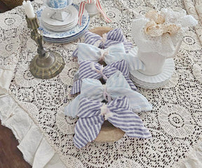 striped linen napkins - All Cotton and Linen