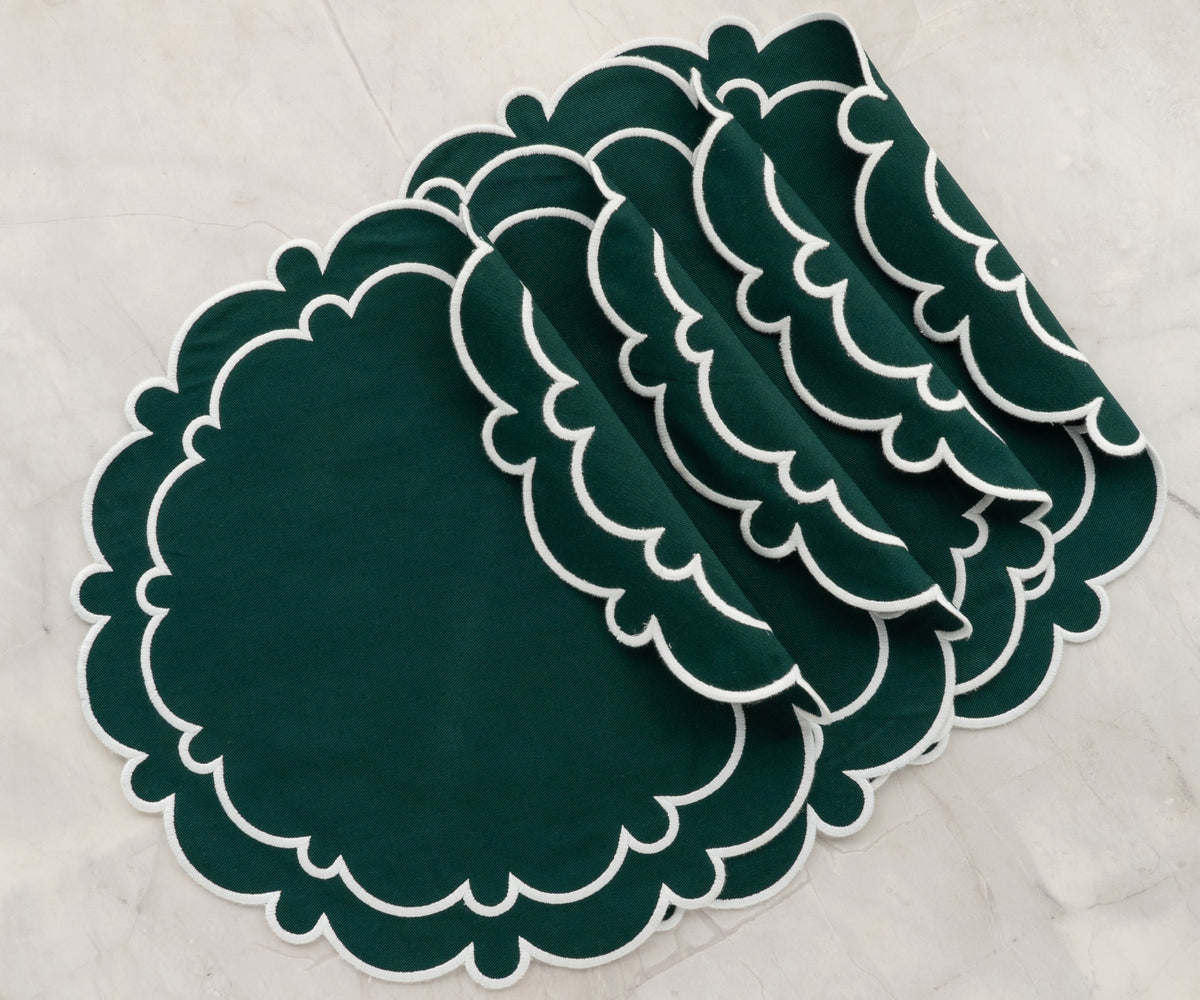 Cloth Placemats Round Set of 4