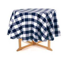 70 inch Round Tablecloth - Buffalo Plaid Table cloths