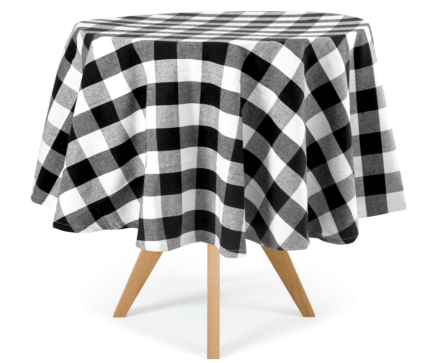 70 inch Round Tablecloth - Buffalo Plaid Table cloths