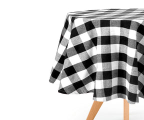 70 inch Round Tablecloth - Buffalo Plaid Table cloths