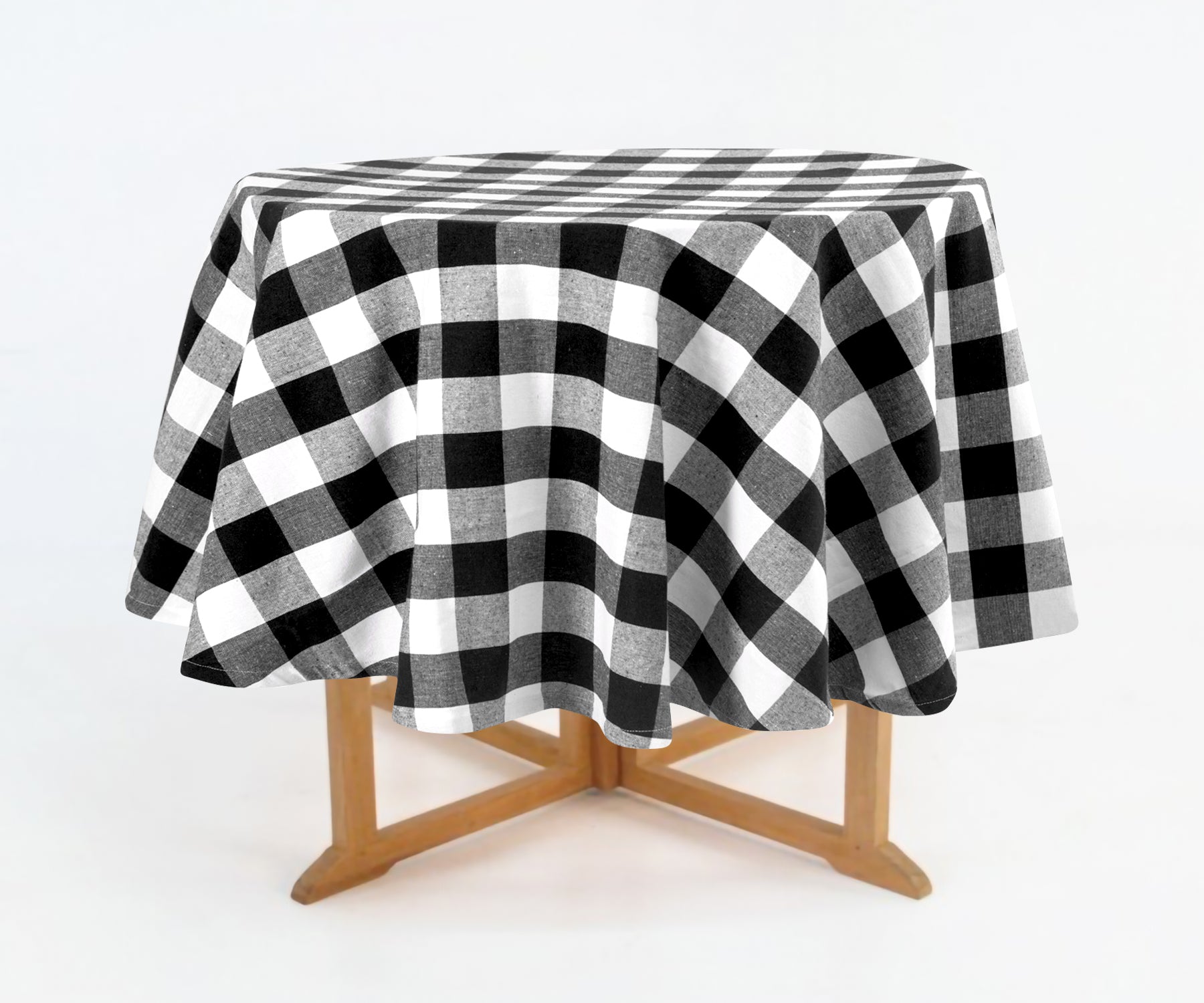 70 inch Round Tablecloth - Buffalo Plaid Table cloths