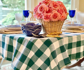 70 inch Round Tablecloth - Buffalo Plaid Table cloths