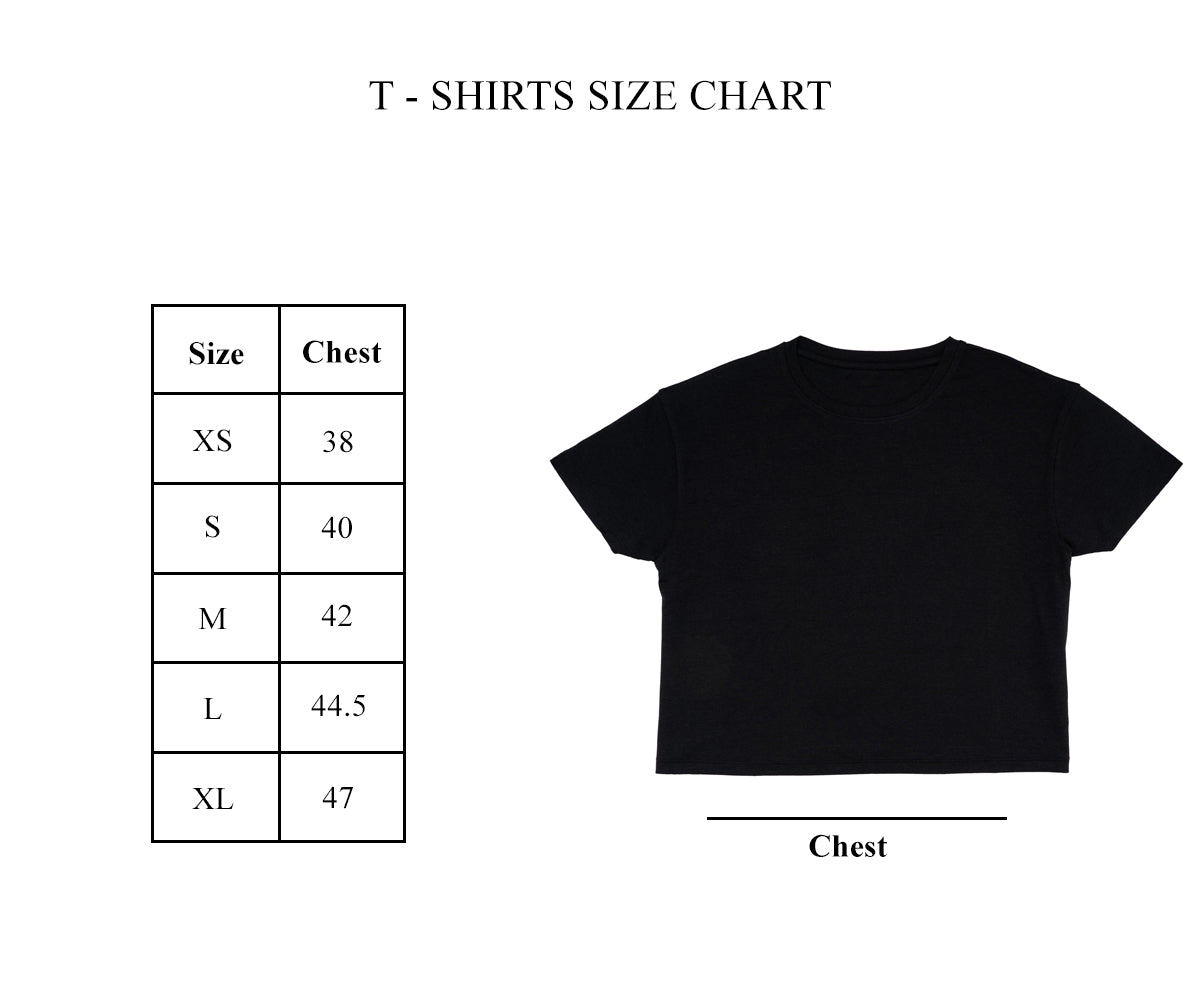 Size-Messure-Crop tops