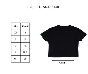 Size-Messure-Crop tops