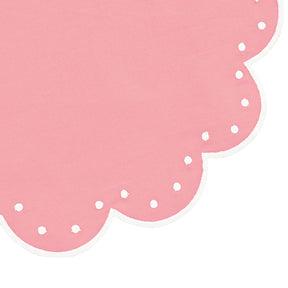 Peony Tablemats - Round Scalloped Placemats