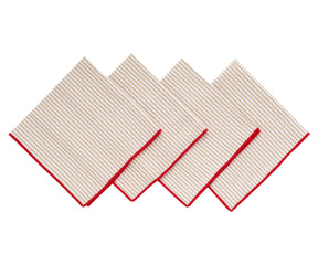 Beige Cloth Napkins Set Of 4