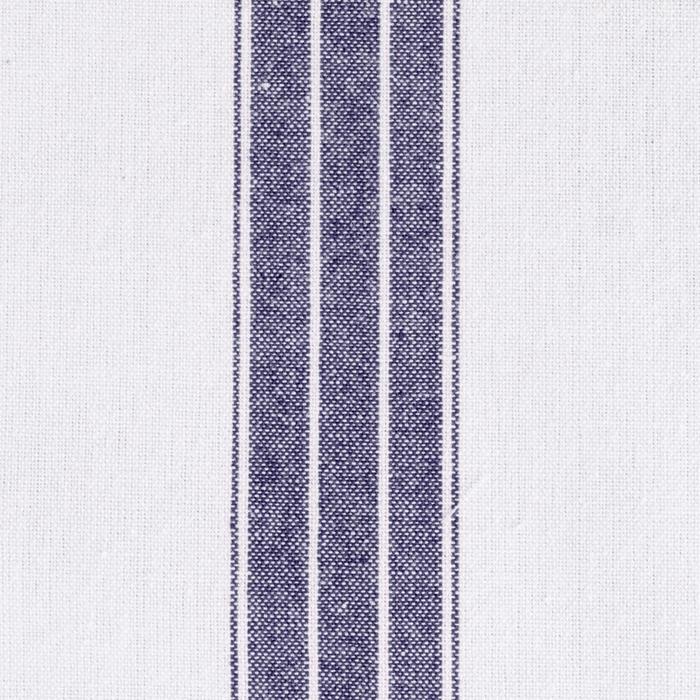 Navy blue striped napkins