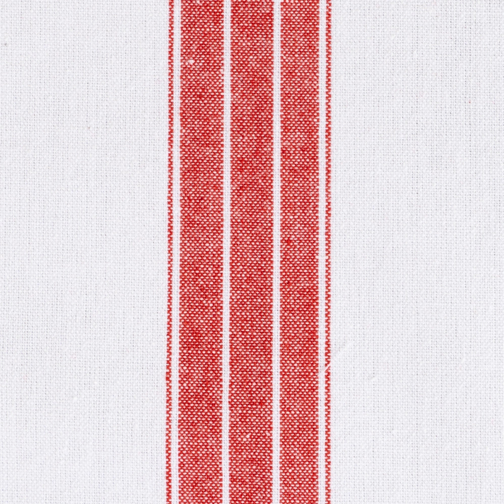 Red striped napkins