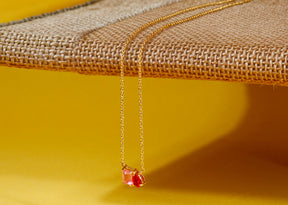 Ruby Pendant Necklace