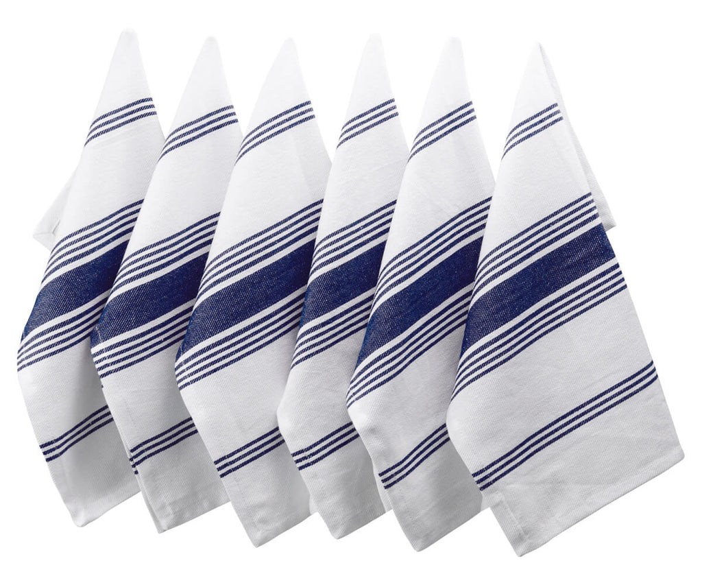 Plain Striped Linen Cotton Blended Dinner Cloth Napkins Placemats Tea  Towels Set of 12 (17 x
