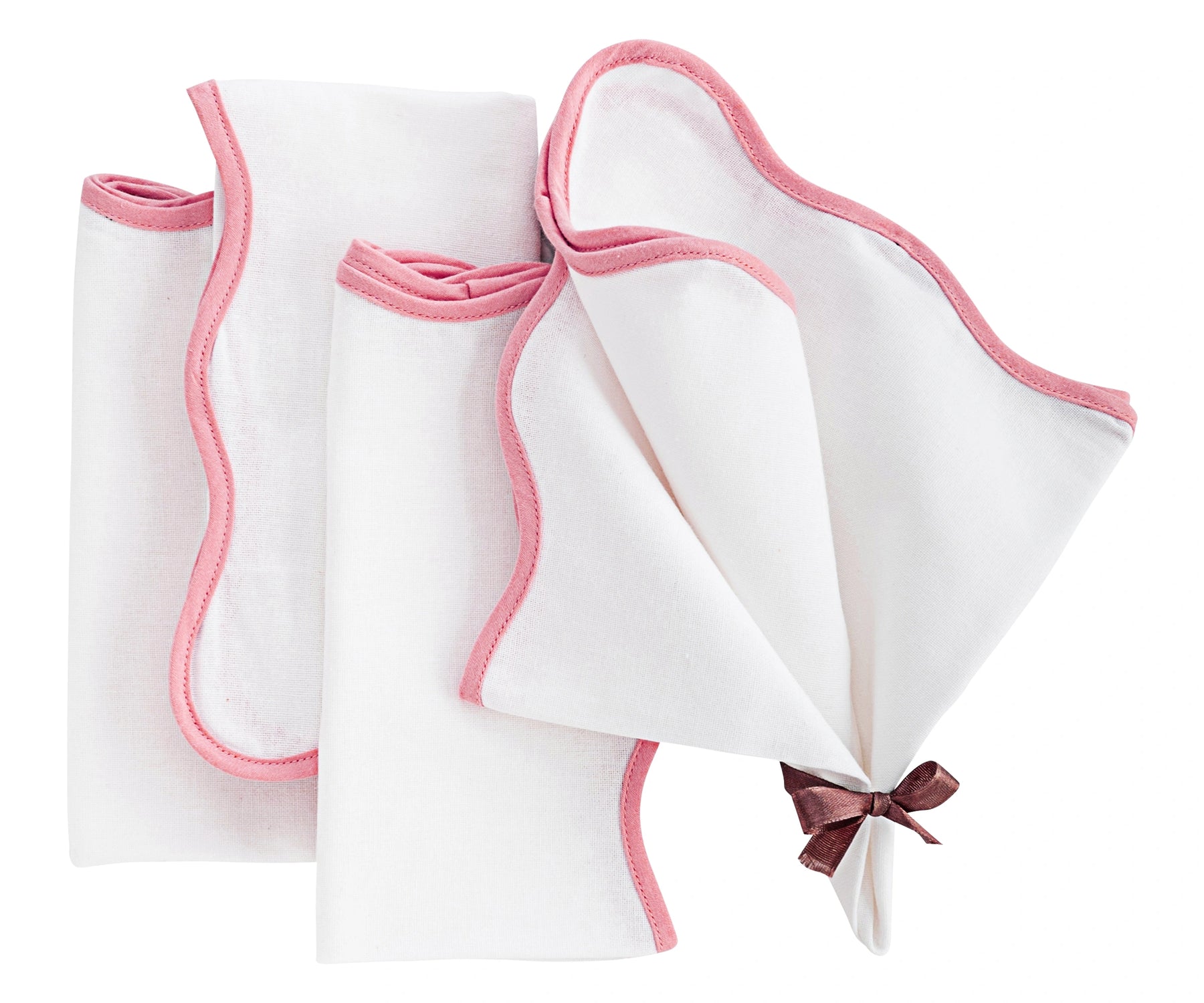 Peony Scallop Edge Napkins