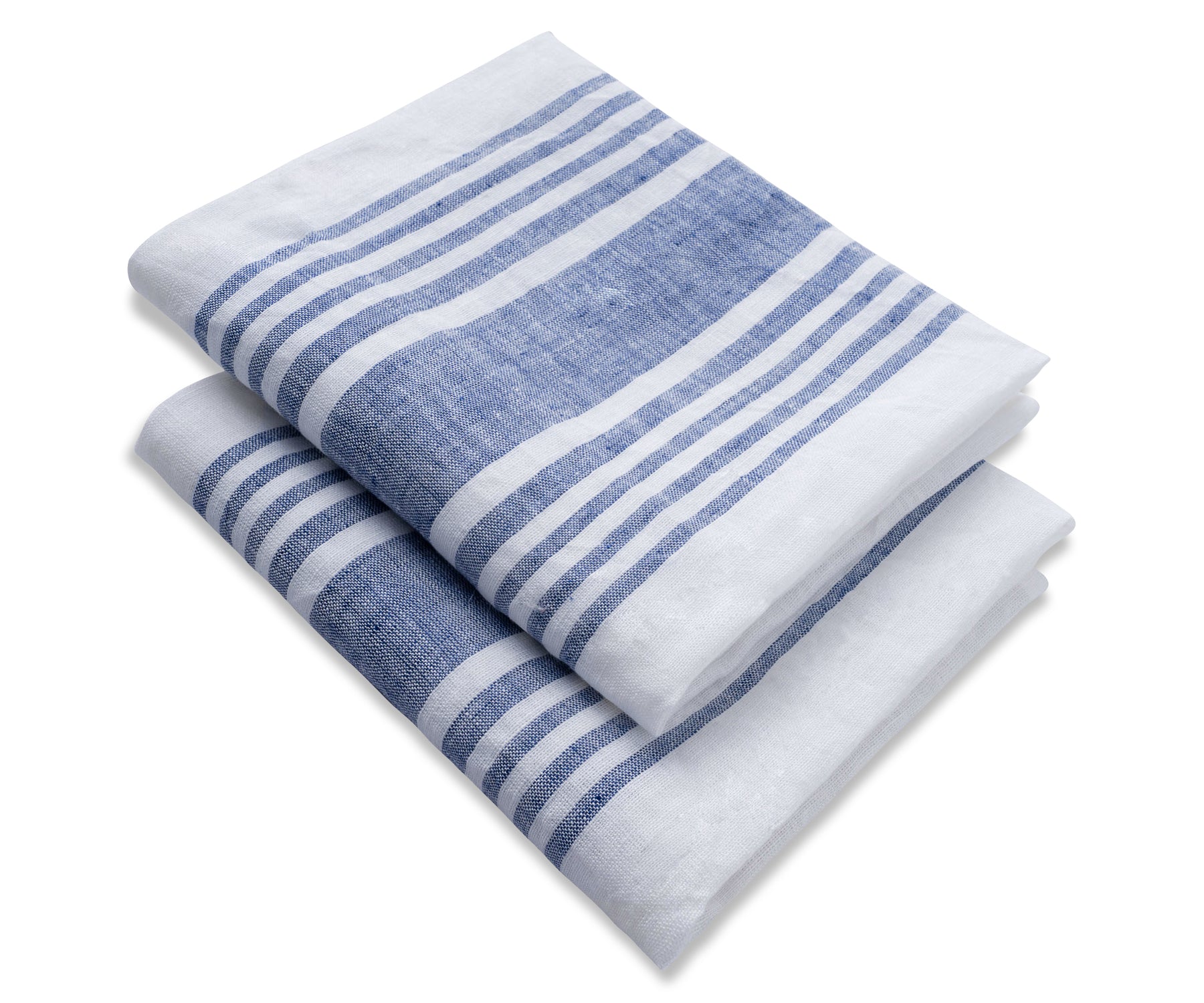 Set of 4 White Linen Waffle Wash Cloths Washed - LinenMe