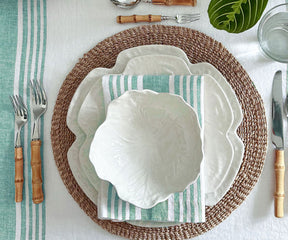 Farmhouse Stripe Linen Napkins - Set of 4, 8 & More