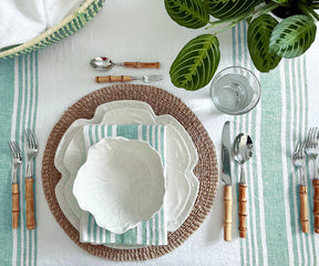 country-striped-napkin-green