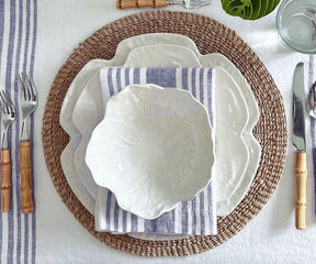 Farmhouse Stripe Linen Napkins - Set of 4, 8 & More