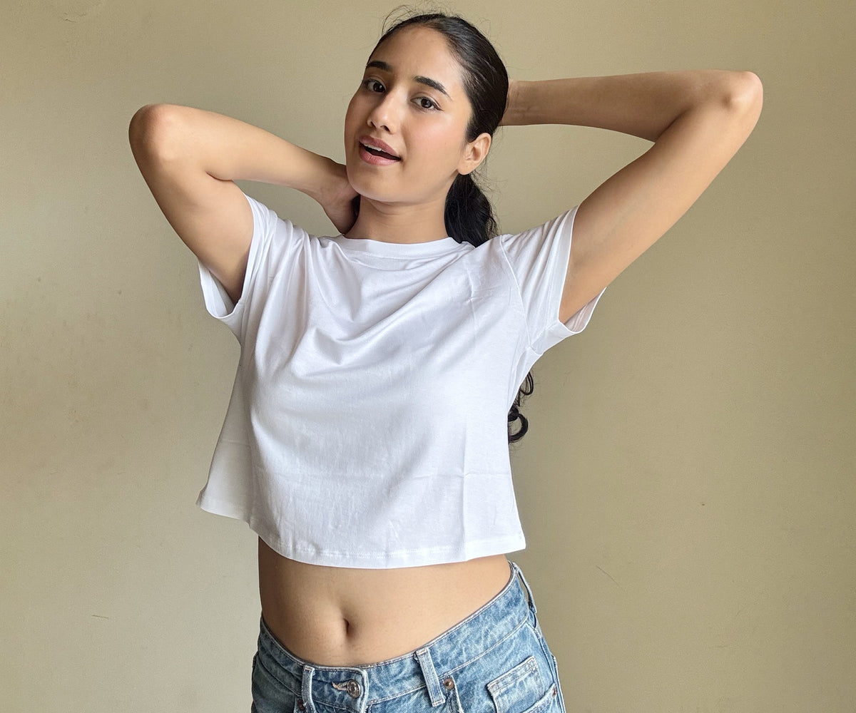 Stylish collection of crop tops for women, featuring a variety of options like white and black crop tops, crochet crop tops, cute cropped tank tops, and trendy crop tank tops.