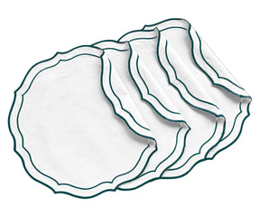 Round Scalloped Table Mats