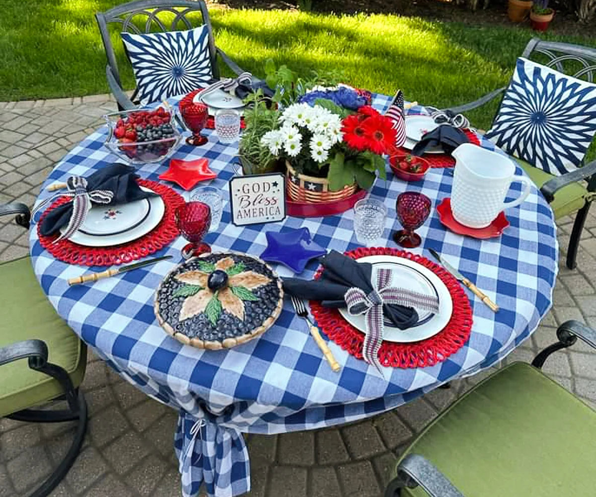 Cotton Tablecloths - Plaid Cloth Tablecloths