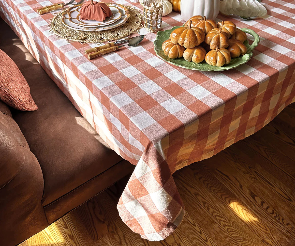 Cotton Tablecloths - Plaid Cloth Tablecloths