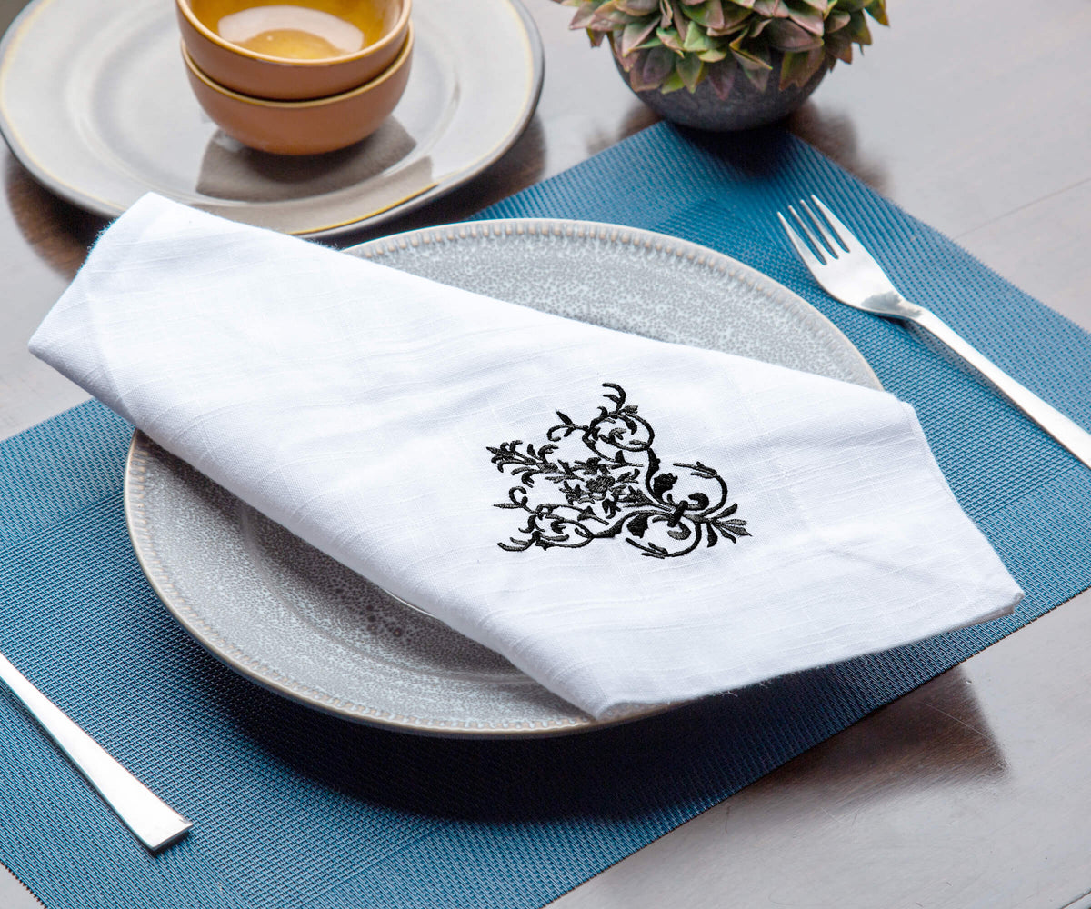 White Napkins Cloth - Victorian Napkins