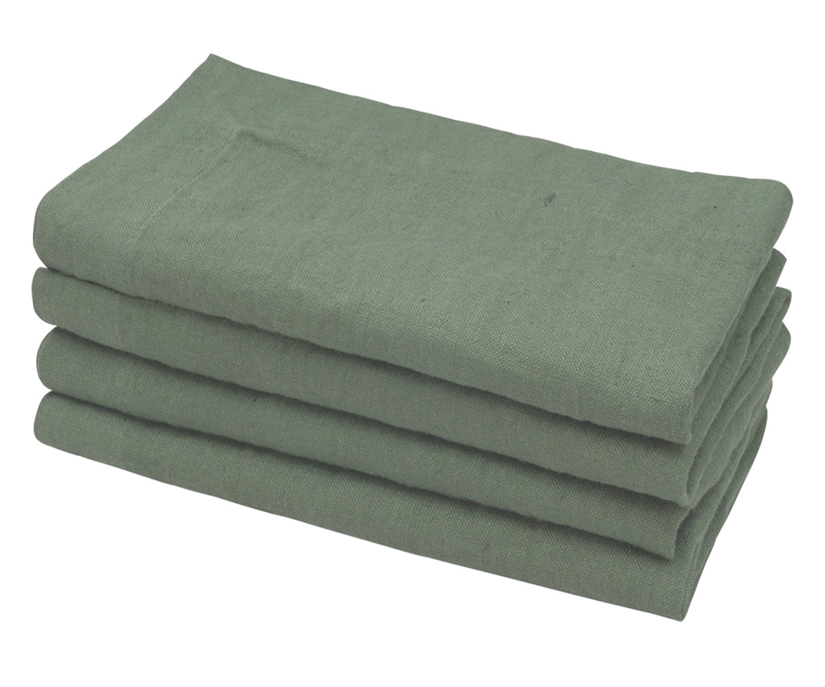 Forest Green Linen Napkins