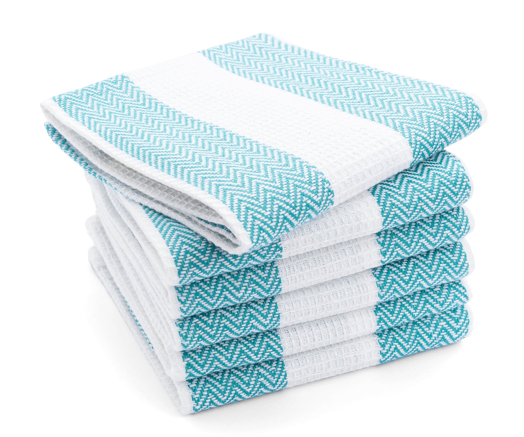 Graphically Striped Tea Towels