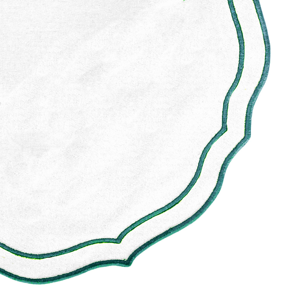 Round Scalloped Table Mats