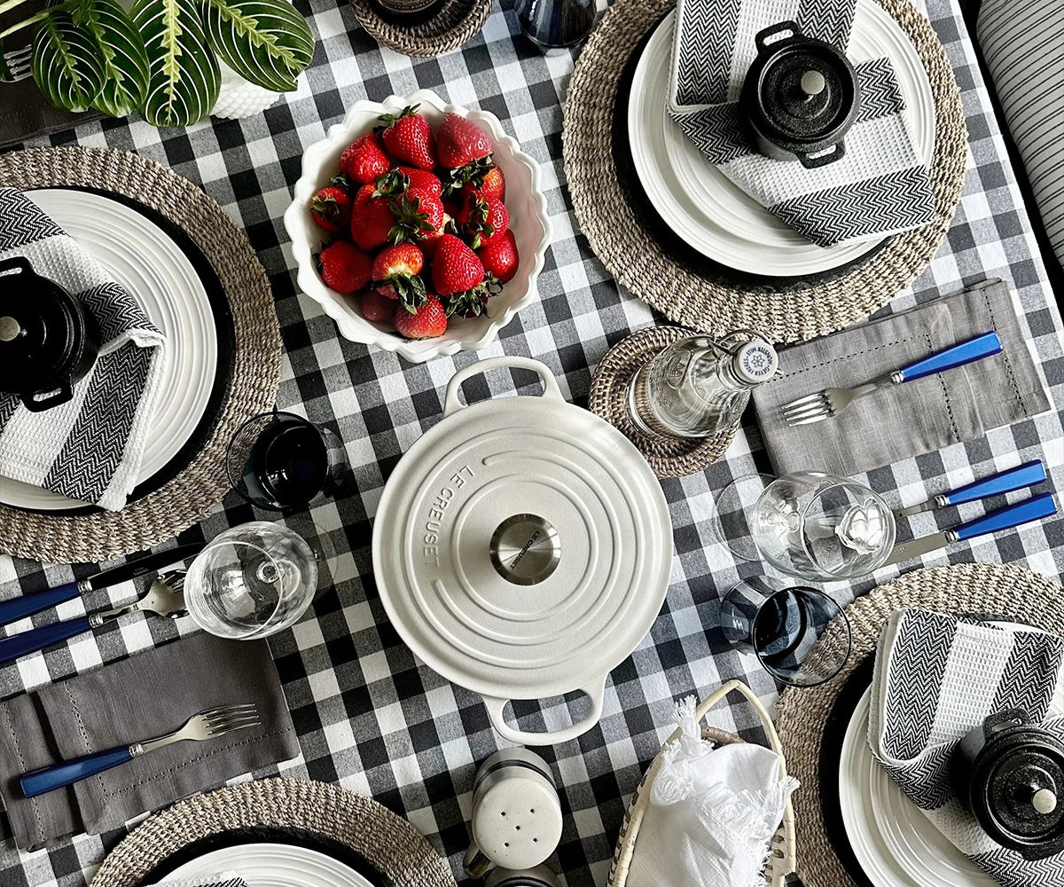 Cotton Tablecloths - Plaid Cloth Tablecloths