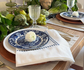 White Dinner Napkins - Pearl Napkins