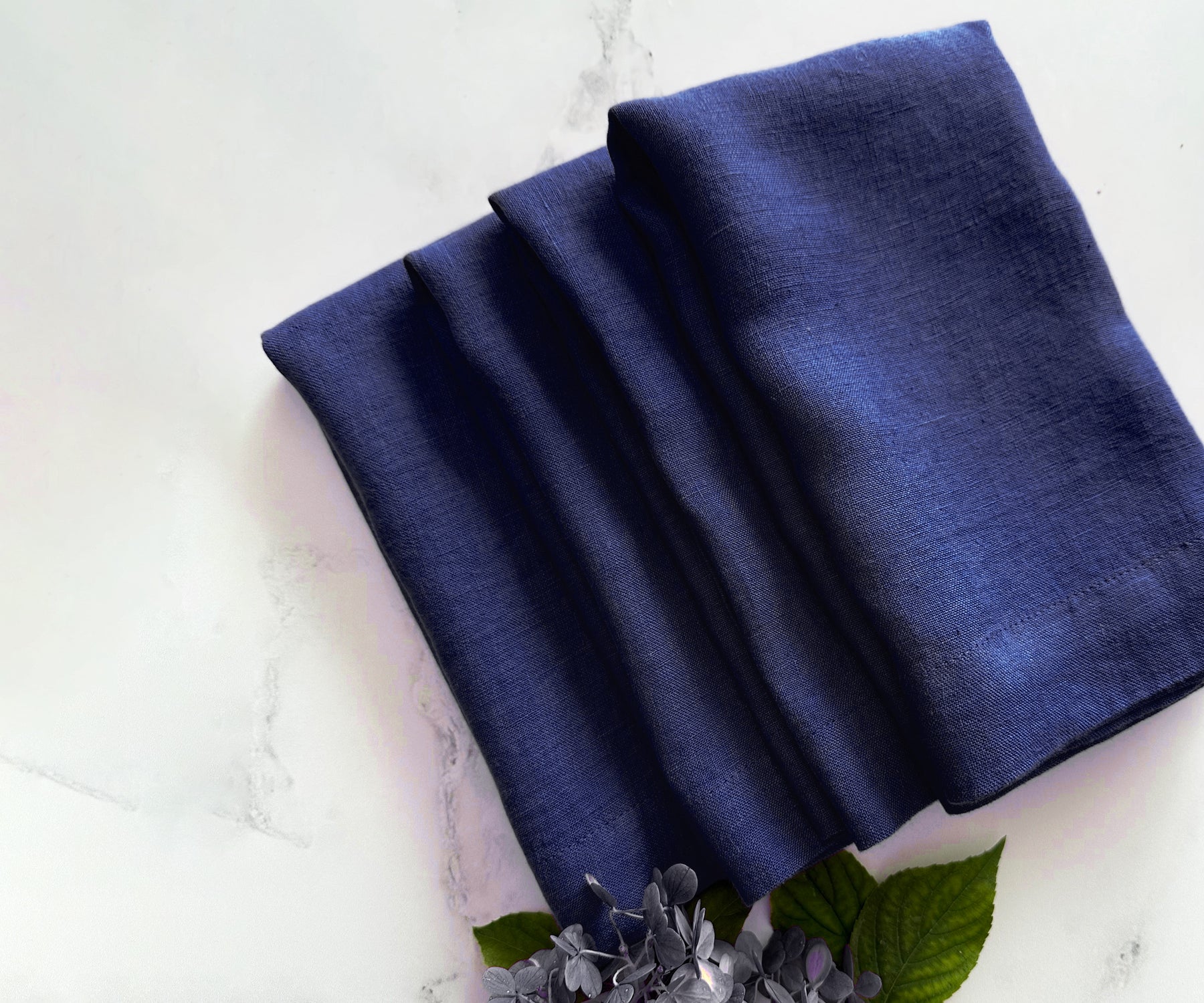 Plain Linen Napkins - Set of 4