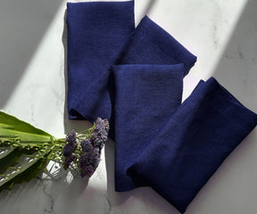 Plain Linen Napkins - Set of 4