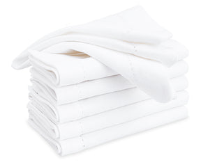 White Cocktail Napkins - 10 Inch