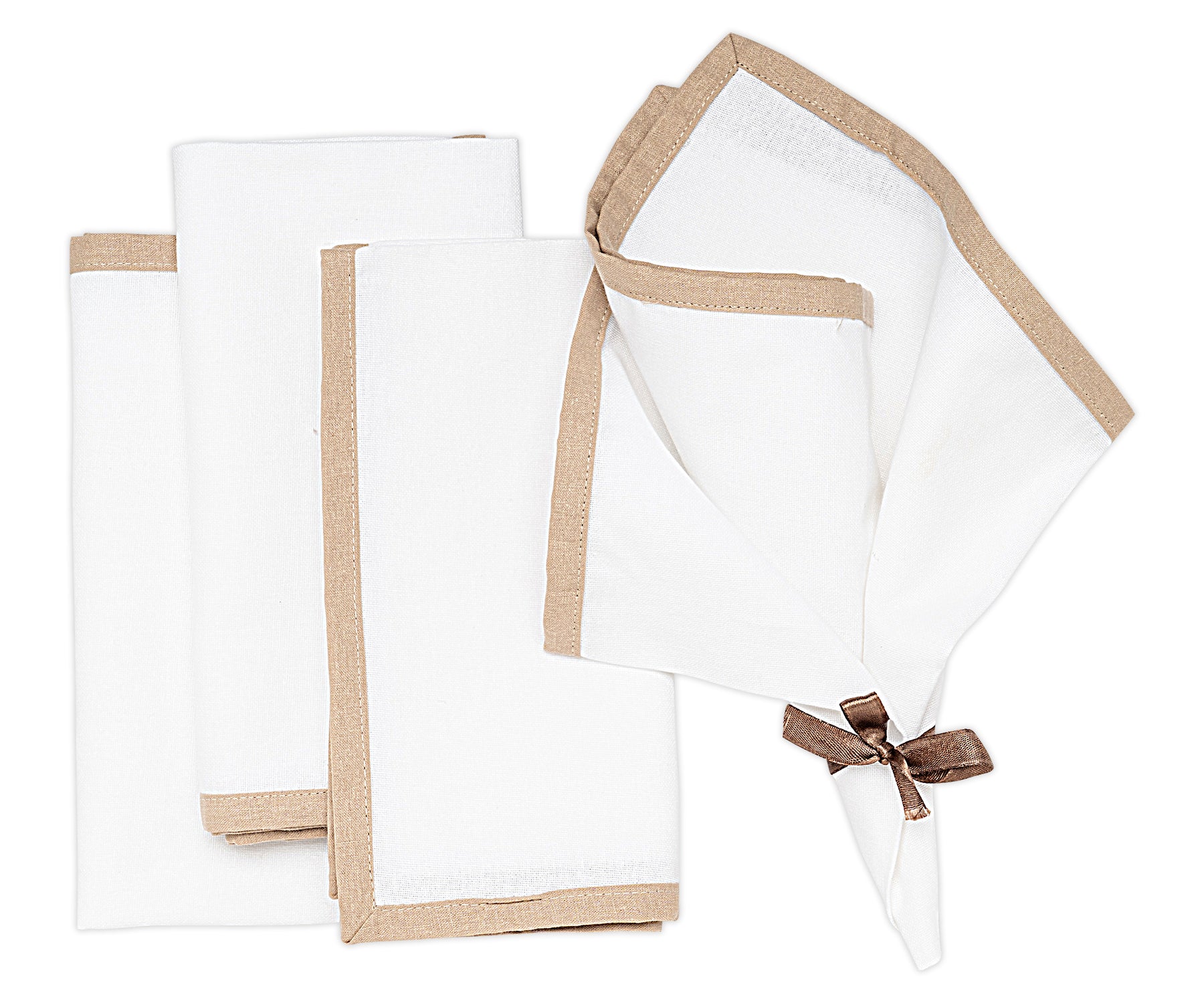 Gold Dinner Napkins | All cotton and linen