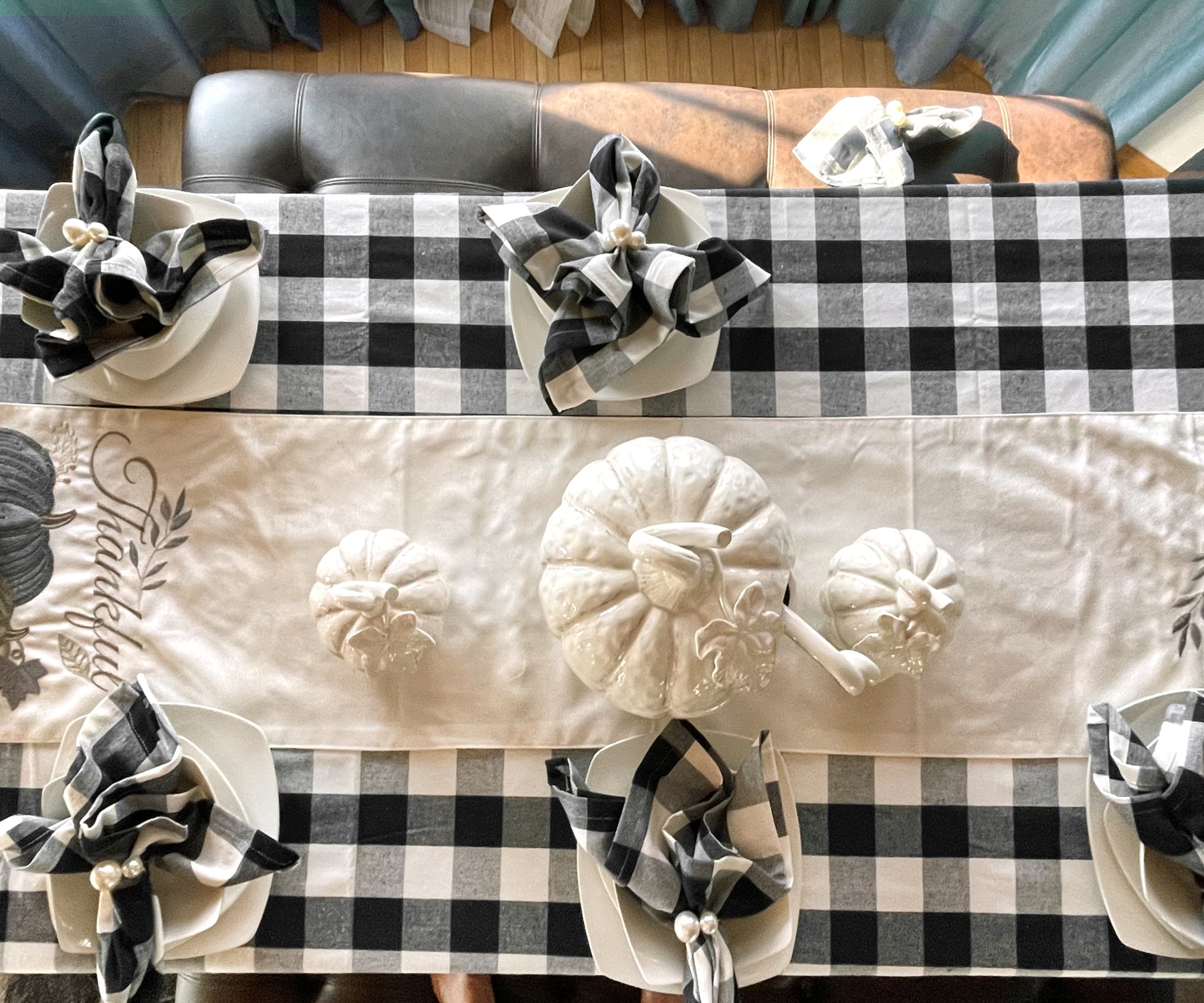 Cotton Tablecloths - Plaid Cloth Tablecloths