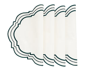 Eco-friendly oval placemat in natural tones with a dotted weave pattern, perfect for everyday use.