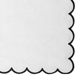 Scalloped Edge Napkins - Cut Work Napkin