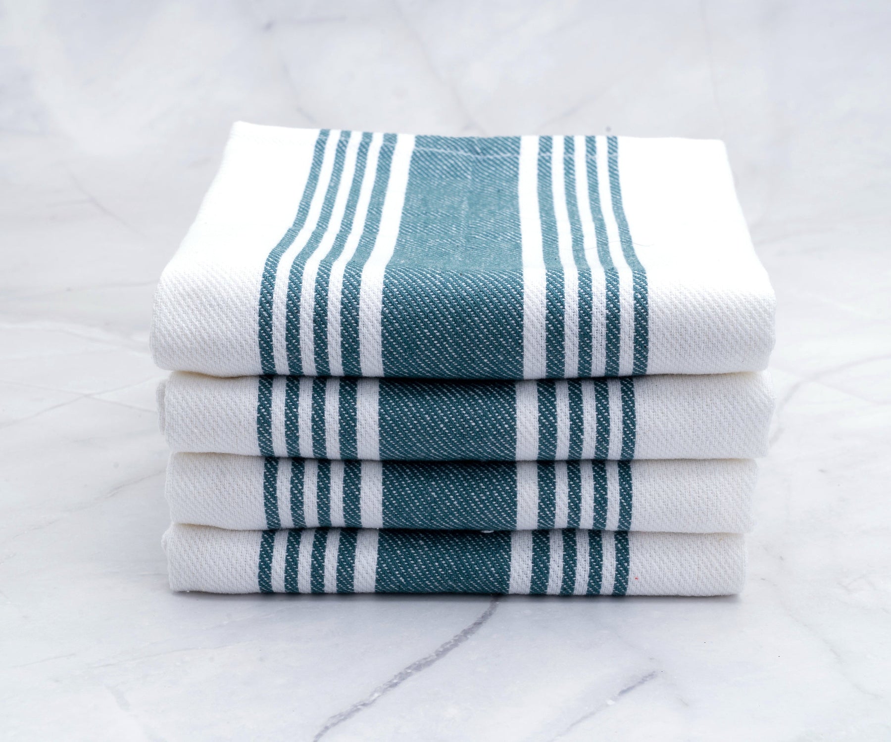 Green Stripe Kitchen Towels