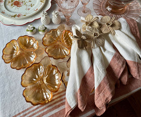 Border Linen Napkins - Set of 4 & 8