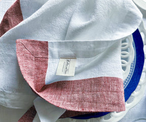 Border Linen Napkins - Set of 4 & 8