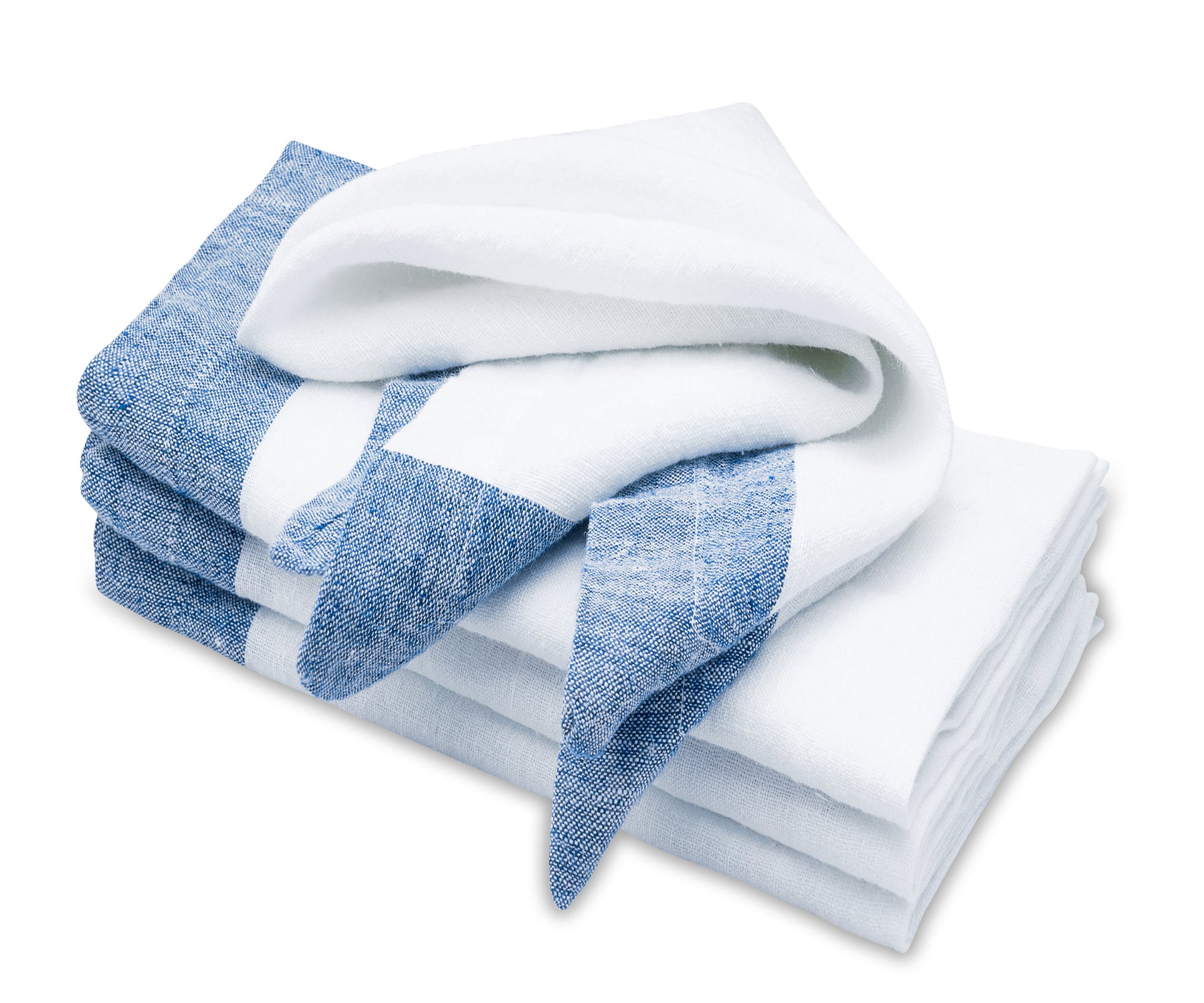 Border Linen Napkins - Set of 4 & 8