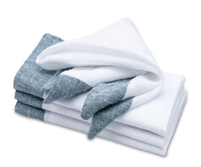 Border Linen Napkins - Set of 4 & 8