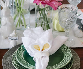 Classic white napkins elevate your table setting  pen_spark