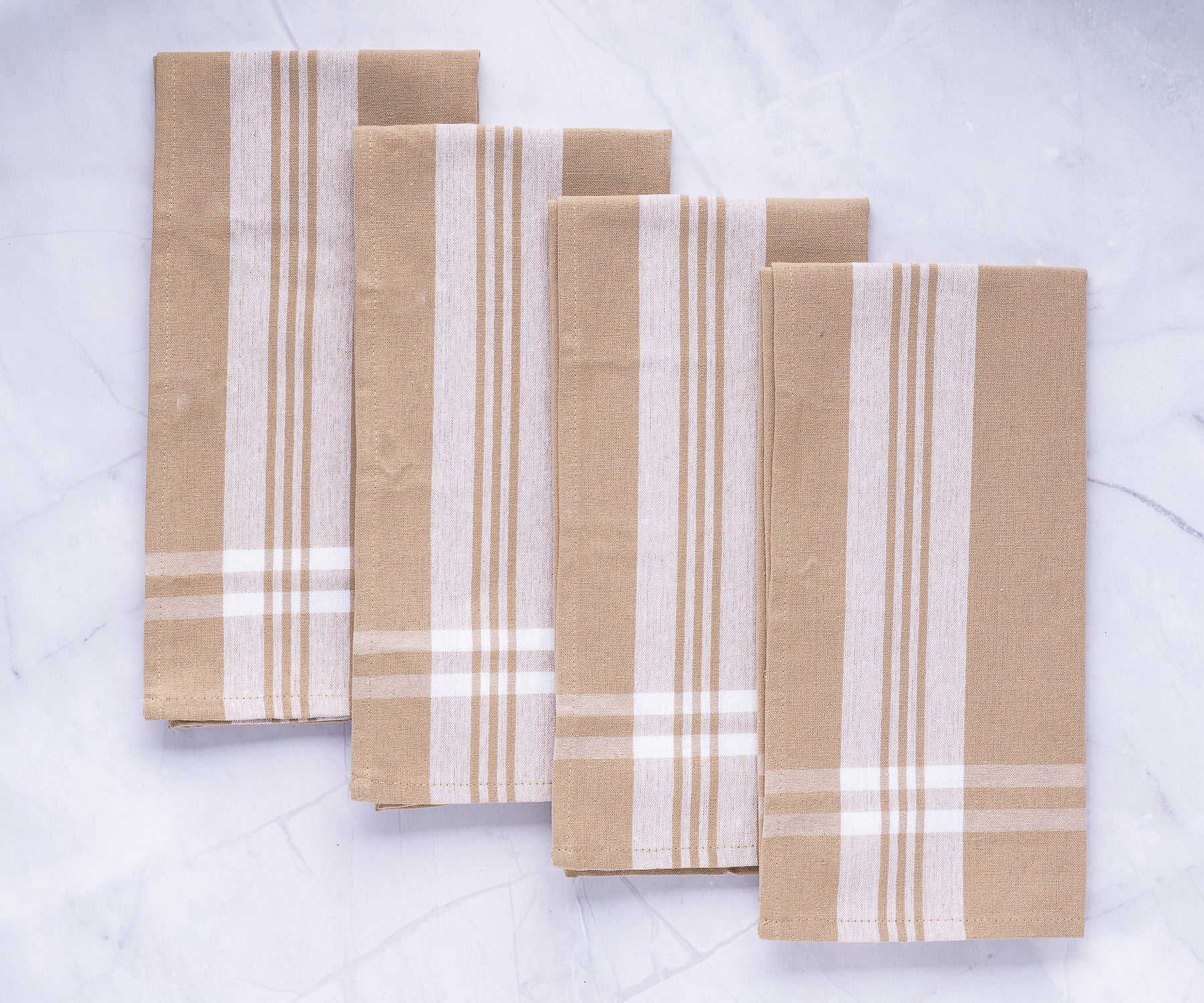 Patterned brown dish towels 1 — Plate & Patina