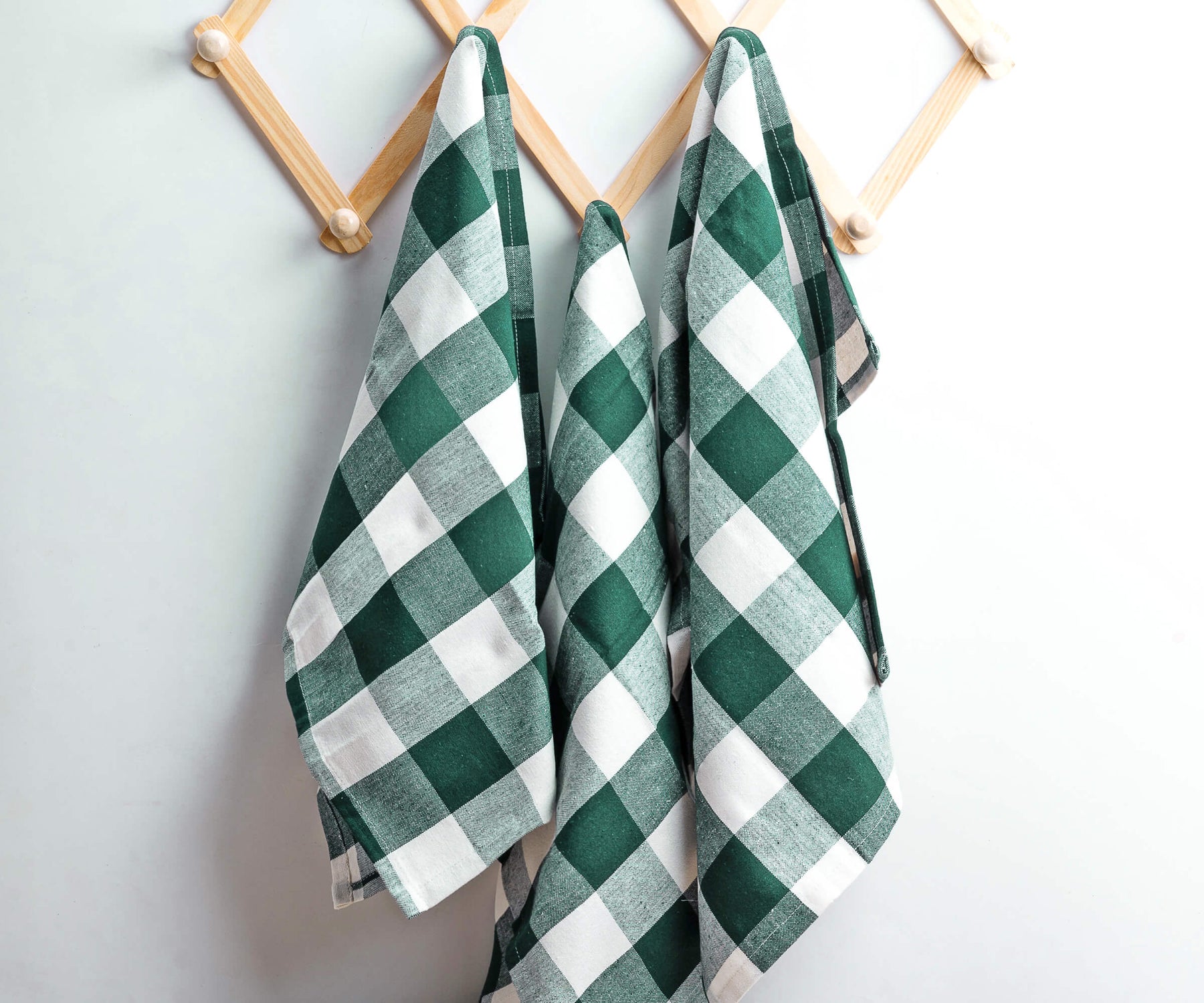 Green Buffalo Plaid Kitchen Towel – Main & Ivy