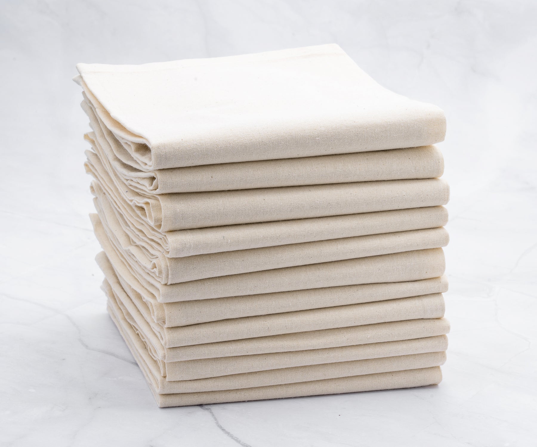 12-PK Natural Flour Sack Towel,Plain,Blank Tea Towels,Dish Cloths,Kitchen  Towel,Dish Towels 28 x 29 100% all sides hemmed